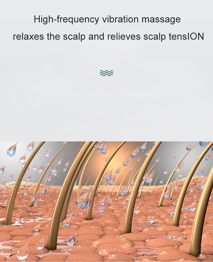 4-in-1 LED Scalp Massage Comb for Hair Growth