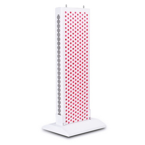 PeakMe Red Light Therapy Panel RD1500 (Best for Full Body Treatment) on a stand