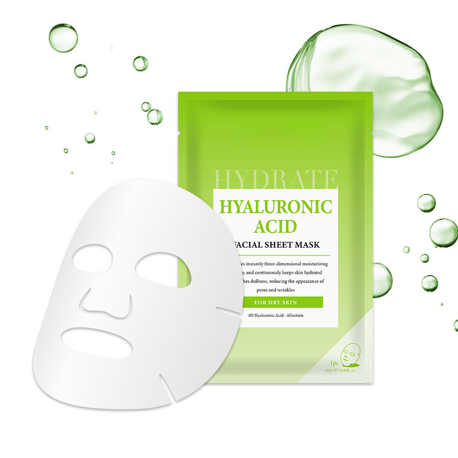 Hyaluronic acid hydrating facial mask