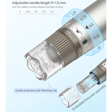 Load image into Gallery viewer, Hydra Pen H3 Professional Serum-Infusion Microneedling Pen by Dr. Pen needle adjustment