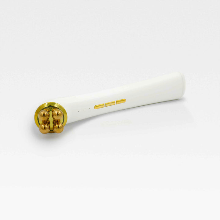Tthe 3-in-1 Luxe Microcurrent Under Eye Massager.