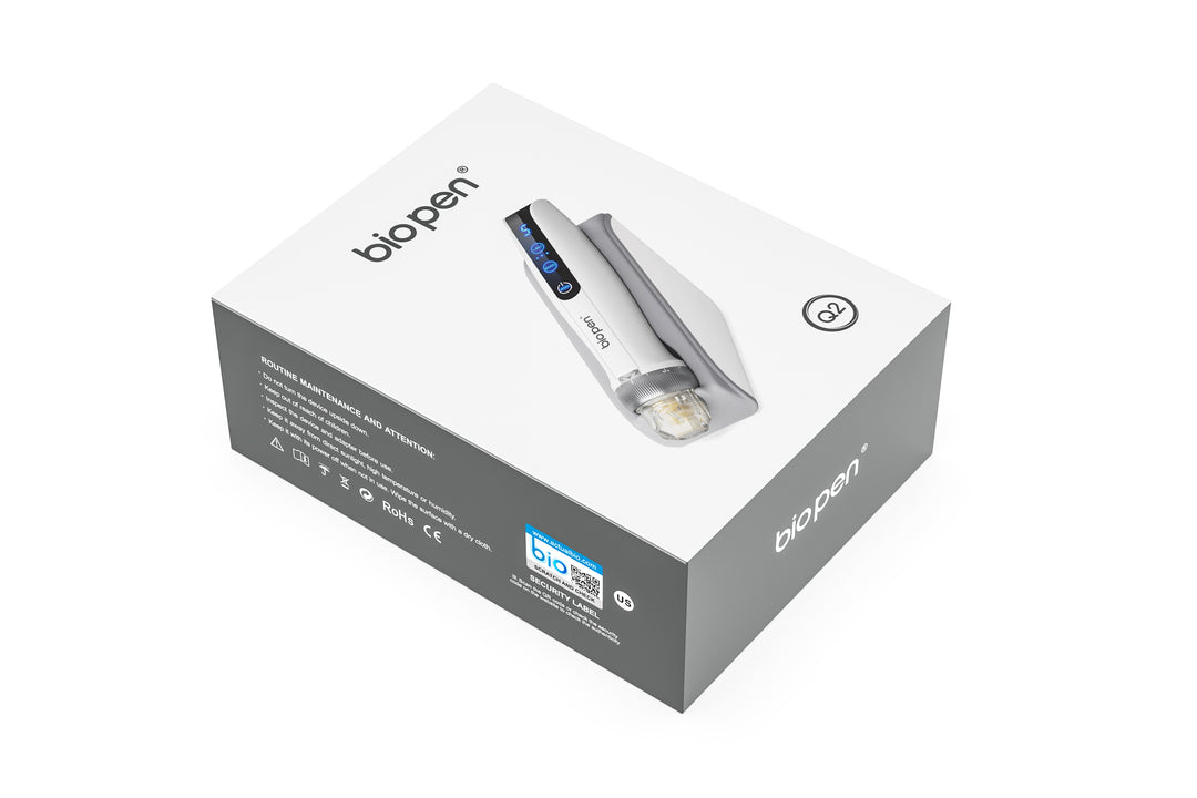 Bio Pen Q2 By Dr. Pen 3-in-1 Microneedling Pen With LED Light Therapy and Microcurrent
