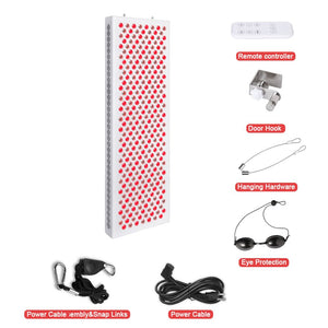 PeakMe PRO1500 - Red Light Therapy Panel (for Half-Full Body Treatment) WHATS INCLUDED