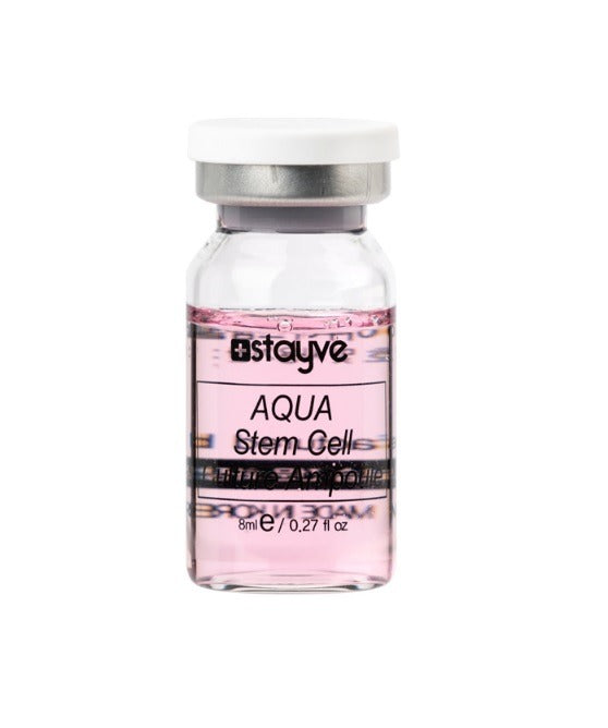 Close up on Stayve Aqua Stem Cell Culture Ampoule