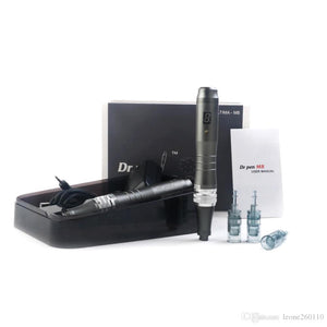 Dr. Pen M8 with Box, manual and replacement cartridges