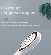 Load image into Gallery viewer, Image of LED light of Hair Growth Massage Comb