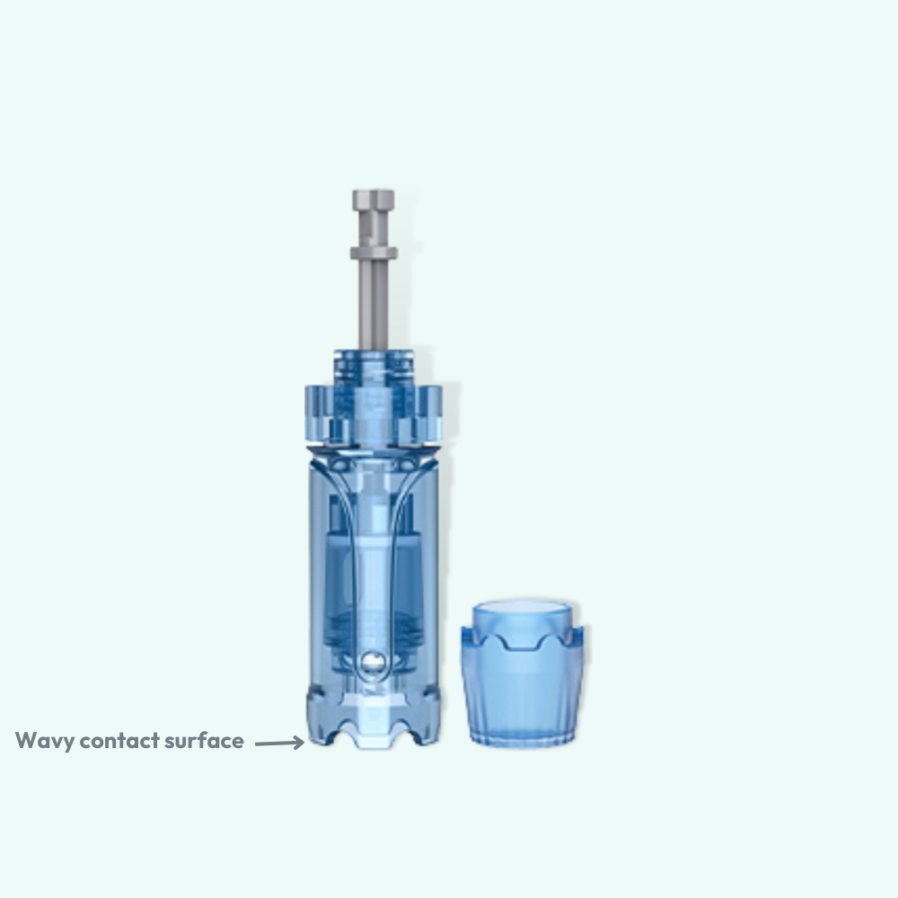 detailed close up of 24 Pin Replacement Cartridges for A9W PowerDerm