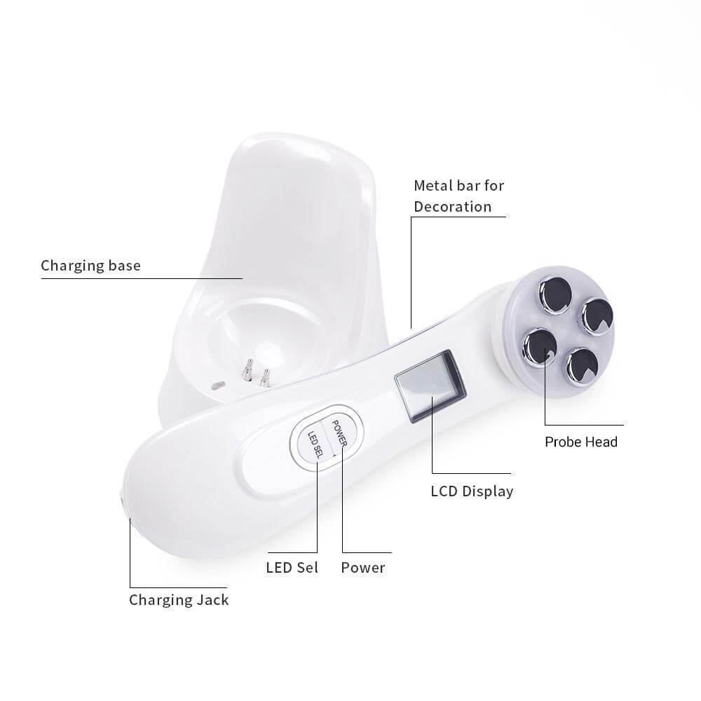 LED Glow wand for light therapy with features