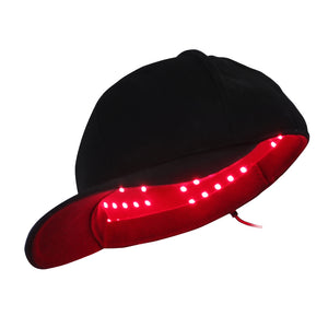 Laser cap with red led lights for hair regrow
