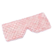 Load image into Gallery viewer, Rose Quartz Eye Mask profile