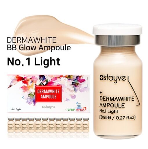 Stayve Dermawhite BB Glow Ampoule Light ampoules on a white background
