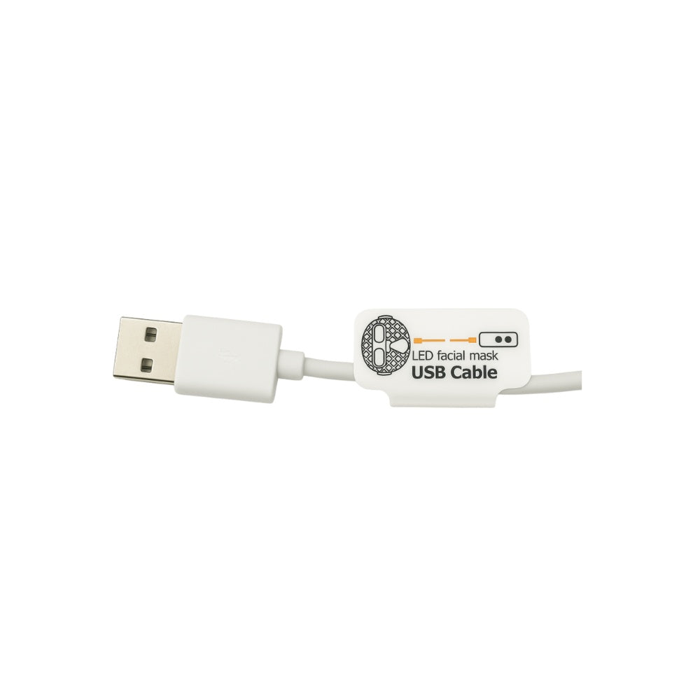 Replacement Cable for Peachaboo Glo Aurora LED Light Therapy Mask on a white background