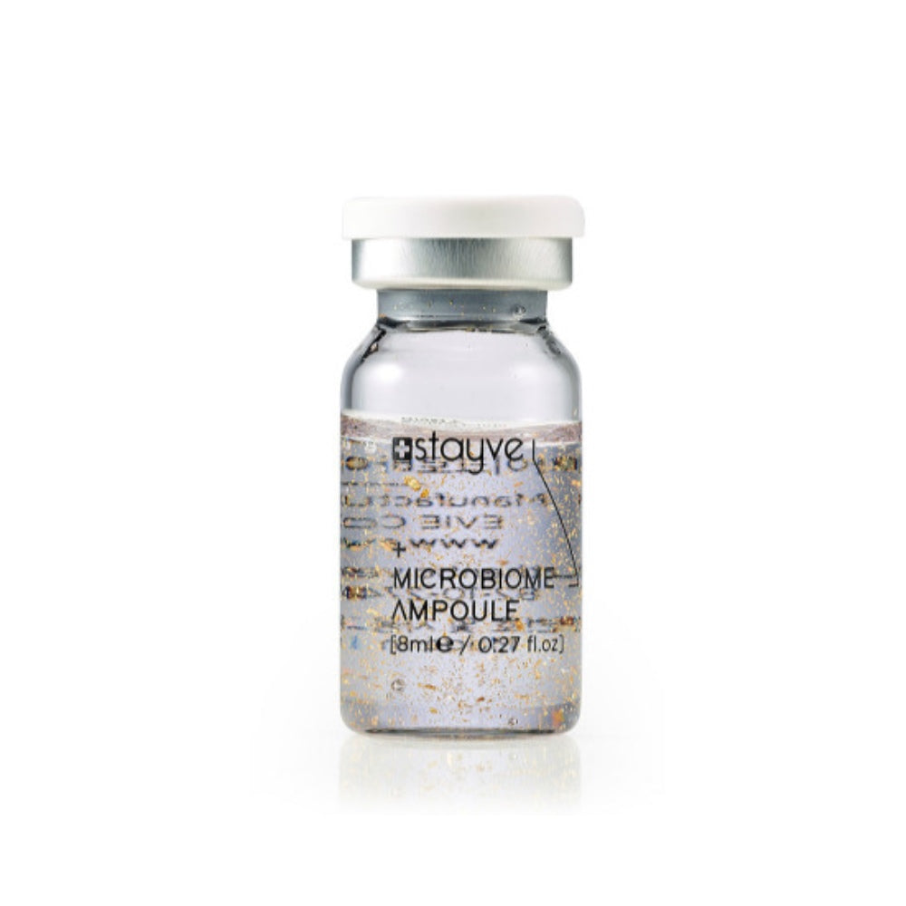 CLose up to Stayve Microbiome Ampoule  single vial