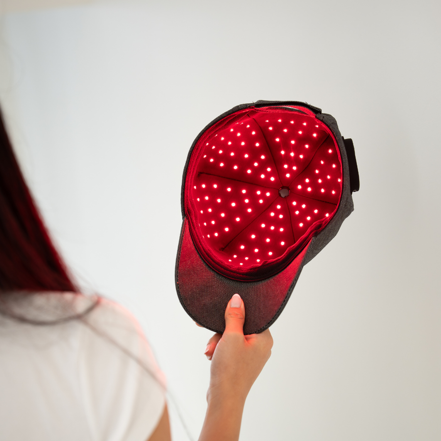 Red LED Light Therapy Cap for Hair Loss Treatment – Dr. Pen Australia