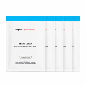 5 packs of Dr. Pen x Peachaboo Hydra Repair Biocellulose Post-Treatment Recovery Mask