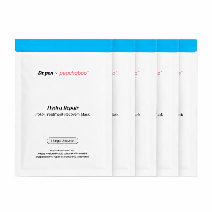 5 packs of Dr. Pen x Peachaboo Hydra Repair Biocellulose Post-Treatment Recovery Mask