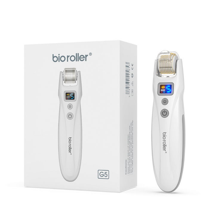 Bio Roller G5 Rechargeable Derma Roller with LED and EMS (540 Pins)