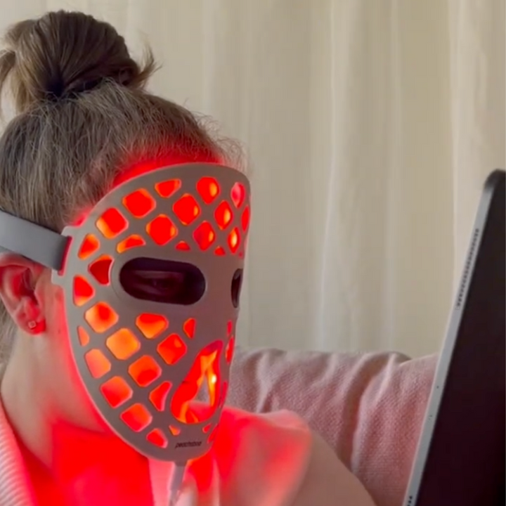 Peachaboo Glo Aurora Silicone LED Light Therapy Mask (with NIR)