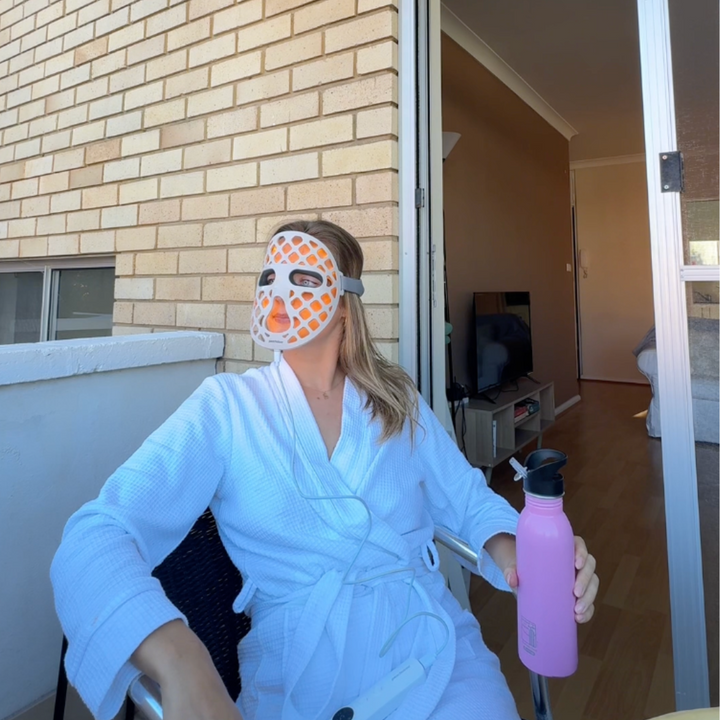 Peachaboo Glo Aurora Silicone LED Light Therapy Mask (with NIR)