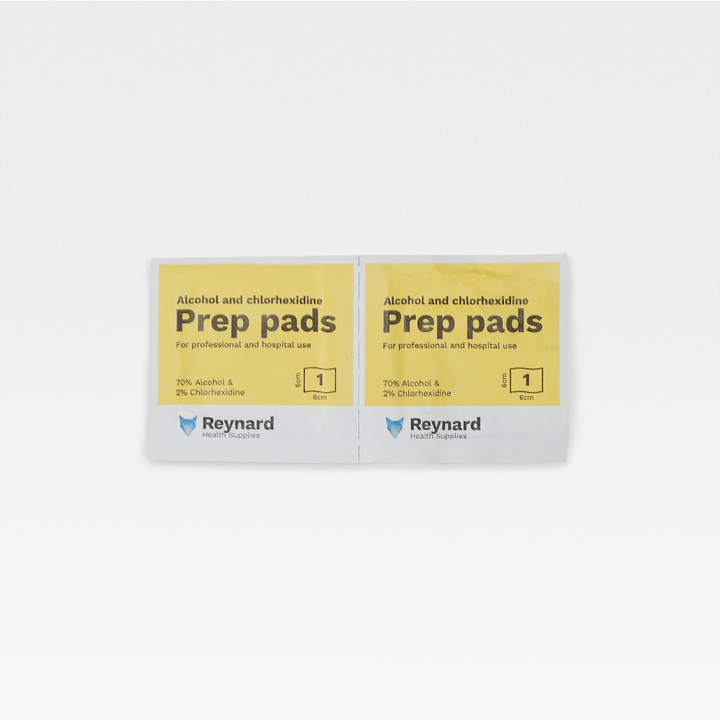 Reynard Alcohol Chlorhexidine Prep Pads