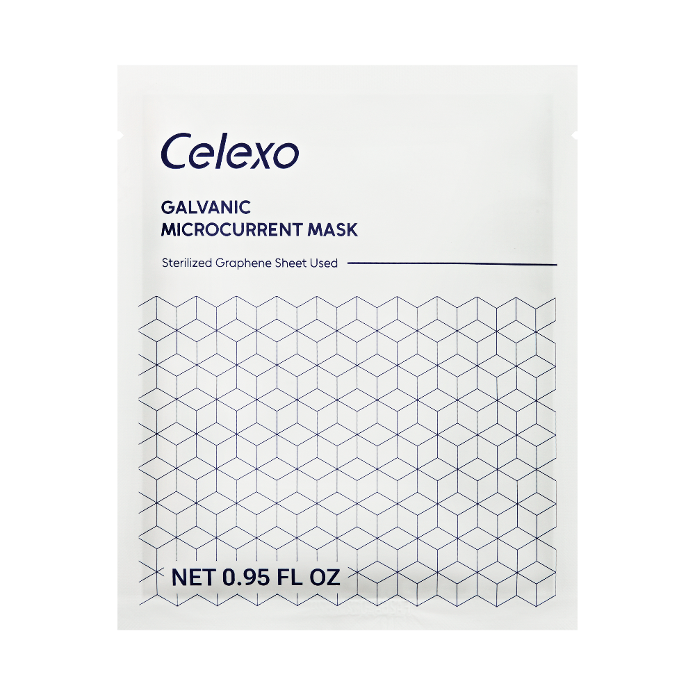 Celexo Galvanic Microcurrent Mask, Sterilized Graphene Sheet