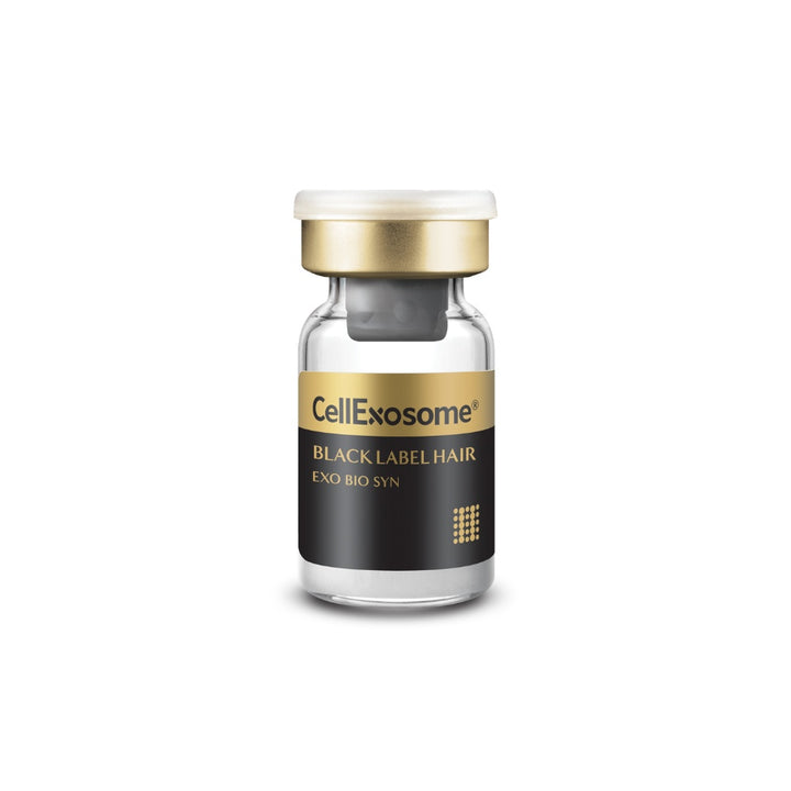 Close up to CellExosome Black Label Hair vial