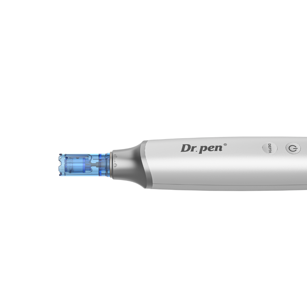 Dr. Pen M9 detailed look for the pin cartridge part and buttons