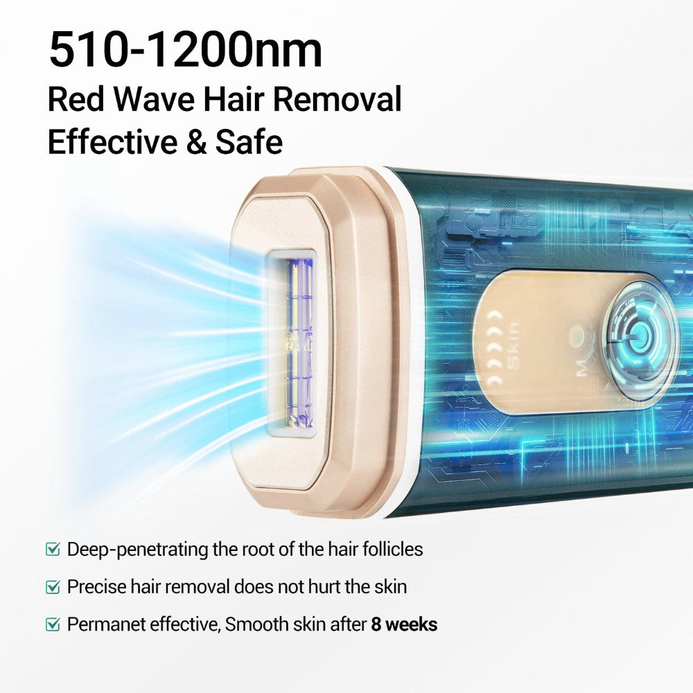 High Energy Face And Body Cooling IPL Hair Removal Device wavelength