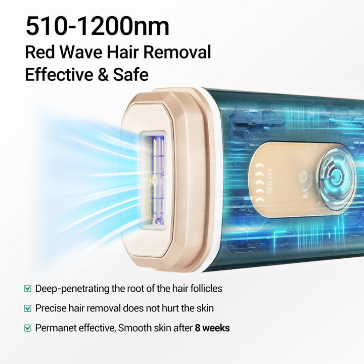 High Energy Face And Body Cooling IPL Hair Removal Device wavelength