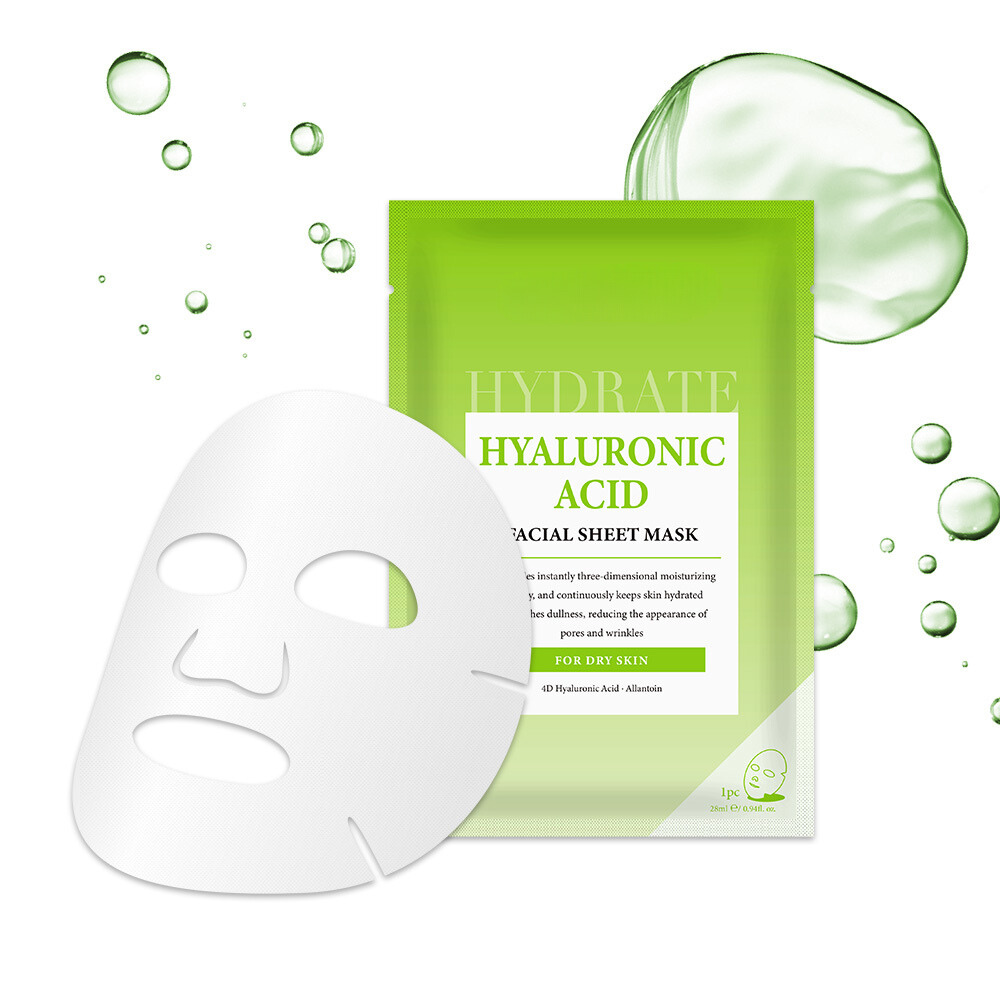 Hyaluronic acid hydrating facial mask 