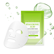 Load image into Gallery viewer, Hyaluronic acid hydrating facial mask 