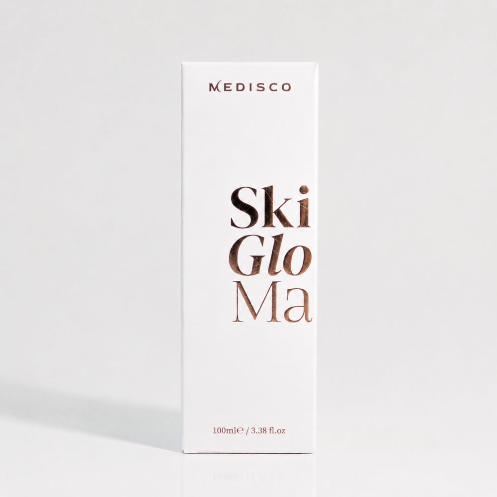 Medisco SkinGlow PDRN Collagen Mask 100 ml box packaging on white background