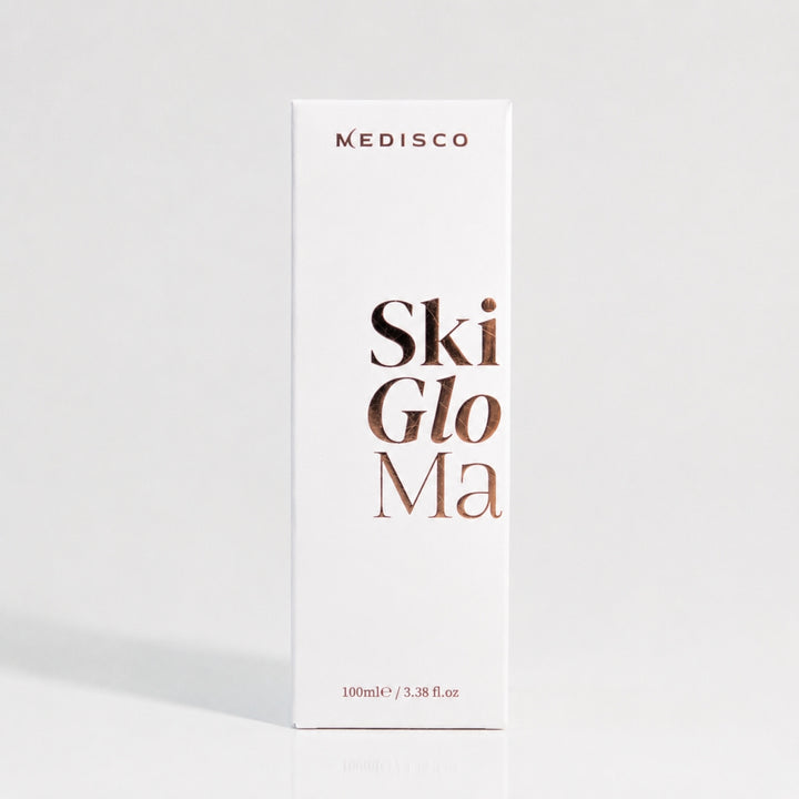 Medisco SkinGlow PDRN Collagen Mask 100 ml box packaging on white background