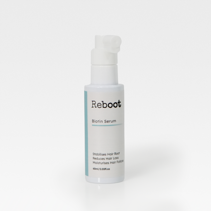 Close up image of Reboot Biotin Hair Growth Serum 