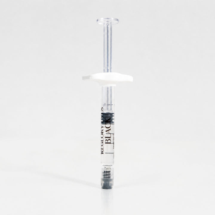 Reglory Eyes Black PN 1% polynucleotide syringe for professional under-eye skin treatments