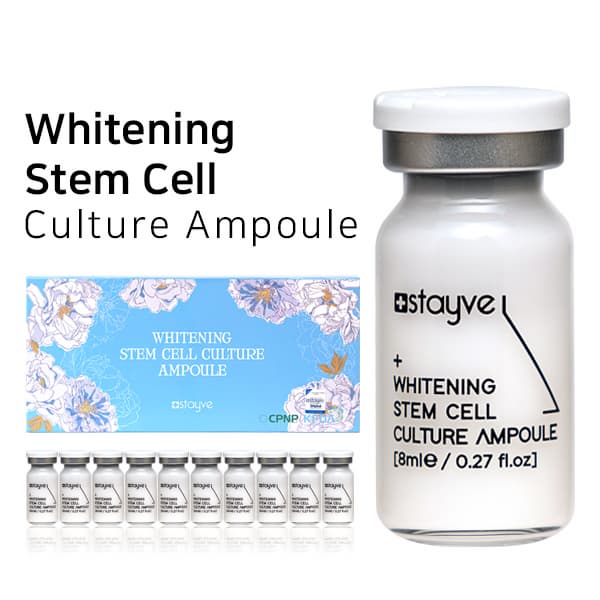 Stayve Whitening Stem Cell Culture Ampoule (8ml x 10 vials)