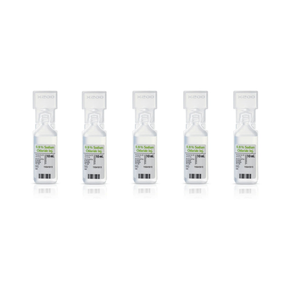 Sodium Chloride 0.9% Solution (10ml x 5 Vials)