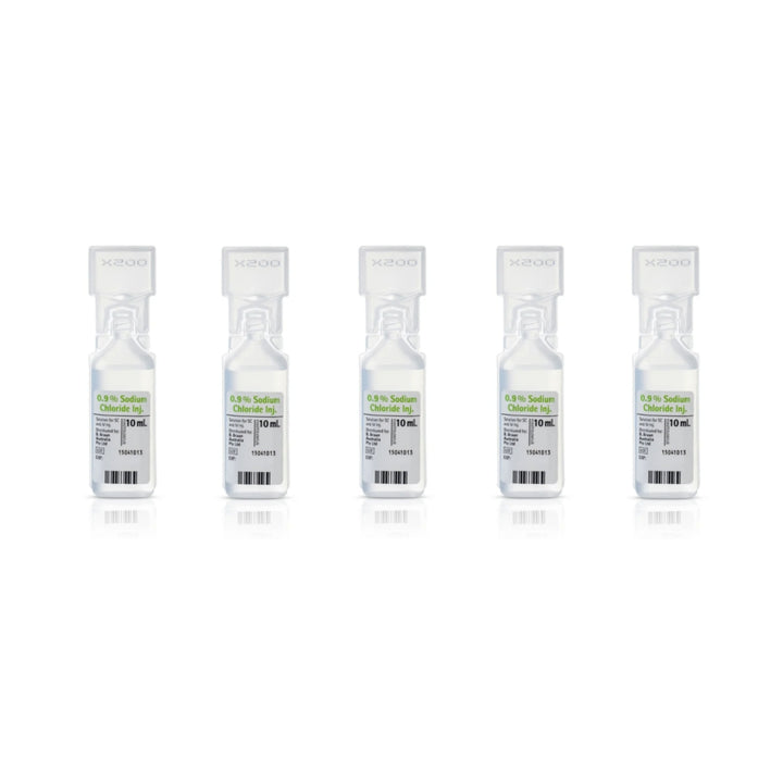 Sodium Chloride 0.9% Solution (10ml x 5 Vials)