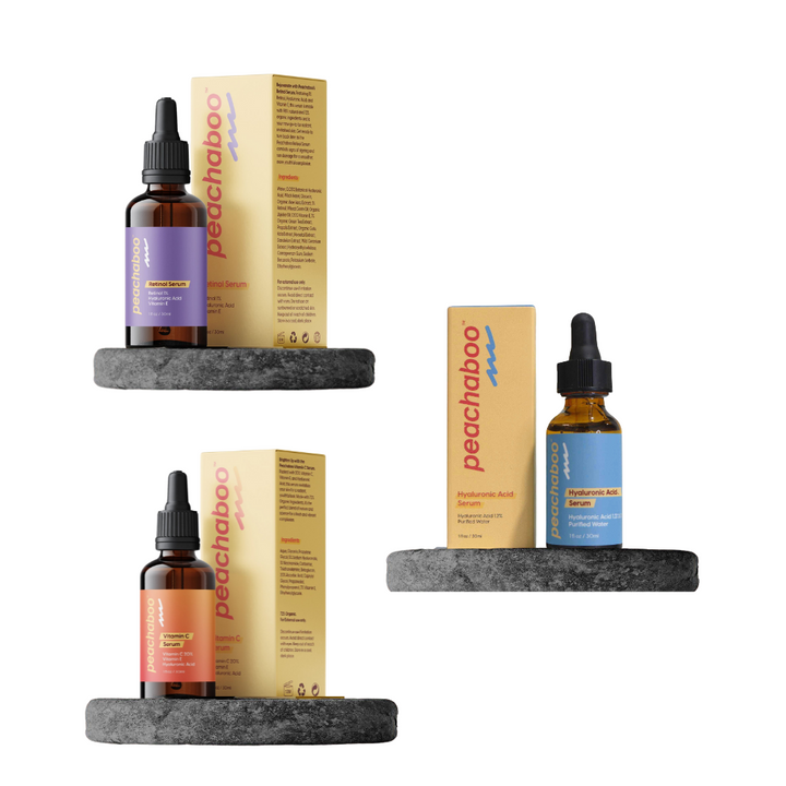 Triple Power Age Defying Serum 3-Pack (Retinol, Vitamin C, Hyaluronic Acid)