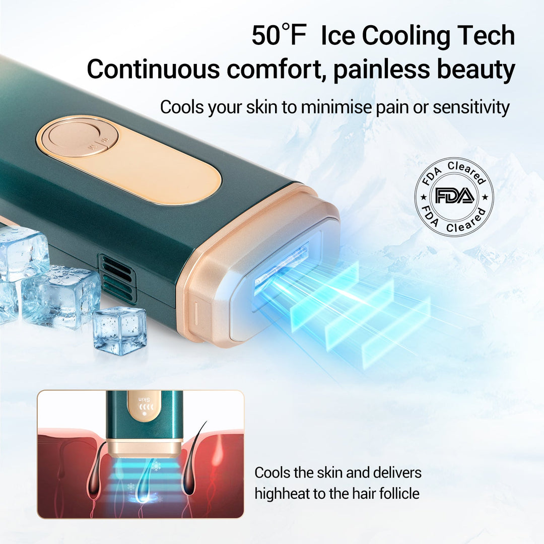 High Energy Face And Body Cooling IPL Hair Removal Device cooling technology