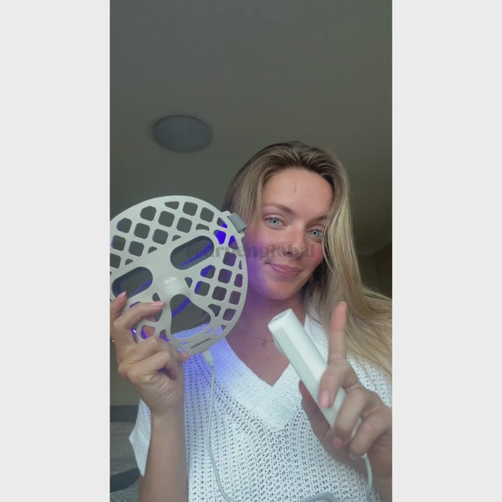 Peachaboo Glo Aurora Silicone LED Light Therapy Mask (with NIR)
