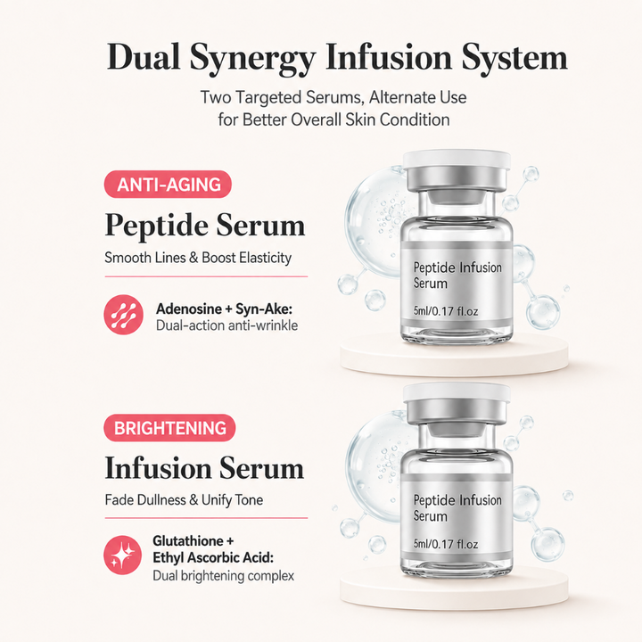 Dr. Pen MIS20 anti-ageing and brightening serum ampoules featuring adenosine, Syn-Ake, glutathione and ethyl ascorbic acid.