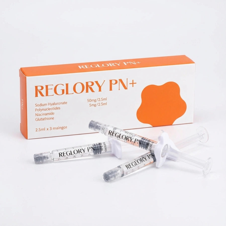Reglory PN⁺ Polynucleotide Skin Booster kit with syringes for professional microneedling and mesotherapy treatments