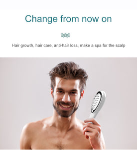 Image of man using Hair Growth Massage Comb