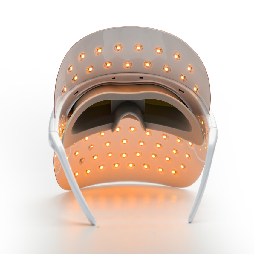 Dr. Pen Zobelle Glow LED Light Therapy Mask back view orange LED light