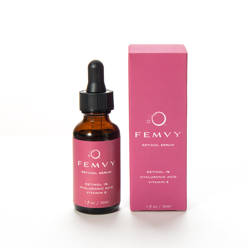 Femvy Retinol Serum with box