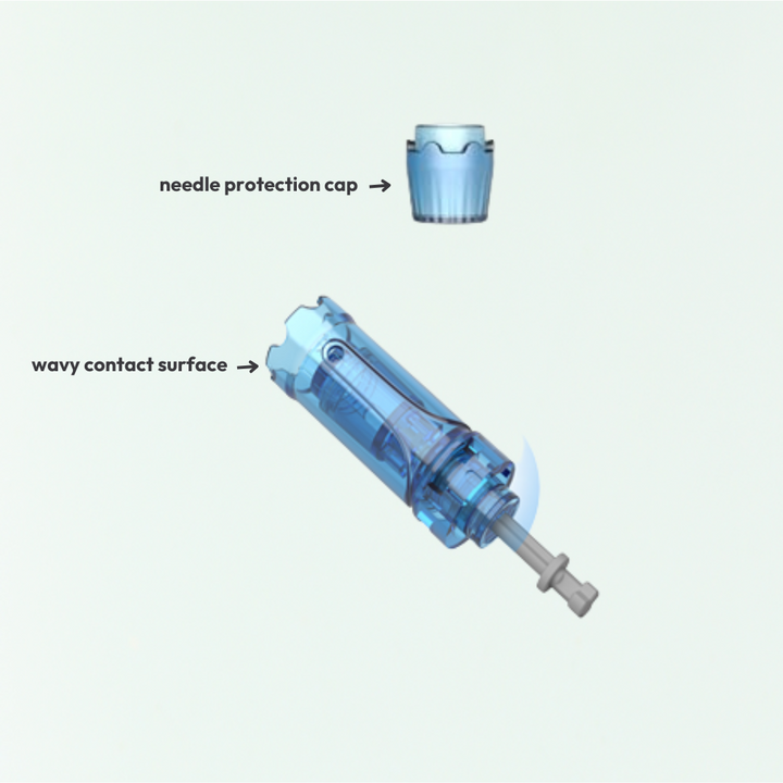 12-Pin Microneedle Cartridge for Dr. Pen A9 Microneeling Pen detailed close up