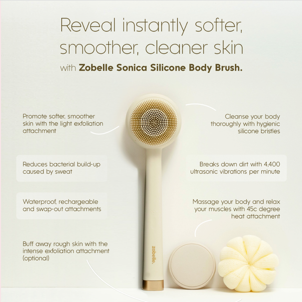 Zobelle Sonica Silicone Body Brush