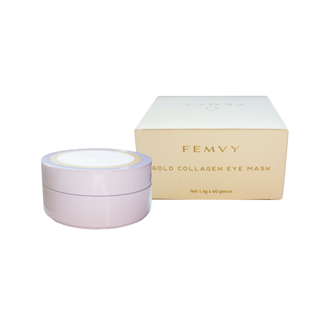 Femvy Gold Collagen Eye Mask and Box