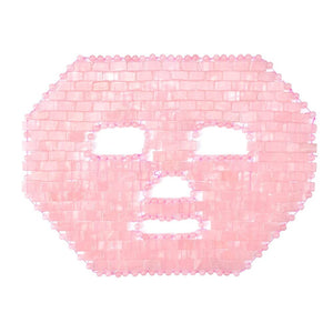 image of rose quartz face mask